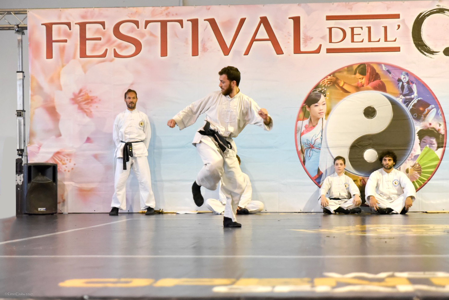 Festival dell'Oriente 2017 - Shaolin - 2° Lu di Tui Fa (Calci)